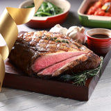 Roasted Australian 100 days Grass Fed Beef Striploin, Black Pepper Sauce + 4 Side Dishes (2kg, for 4 - 6 persons) 烤澳洲百日草飼牛扒、黑胡椒汁(2公斤) 伴四款配菜 (供四至六人享用)