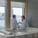 Double Serenity Couple Package with a glass of Champagne (2 persons) in Private Couple's Treatment Room + 1 hour of Pool Access (Mon – Thurs; except Public Holidays)