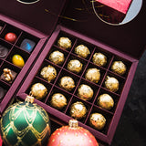 Chocolate & Champagne Truffle with Gold Leaf in Box (16 pcs/box) 金箔香檳松露朱古力禮盒 (16件/盒)