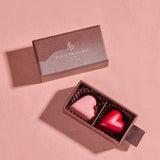 Valentine's Day Heart-Shaped Chocolate Bonbon in Box (2 pcs)情人節心形朱古力禮盒 (2粒)