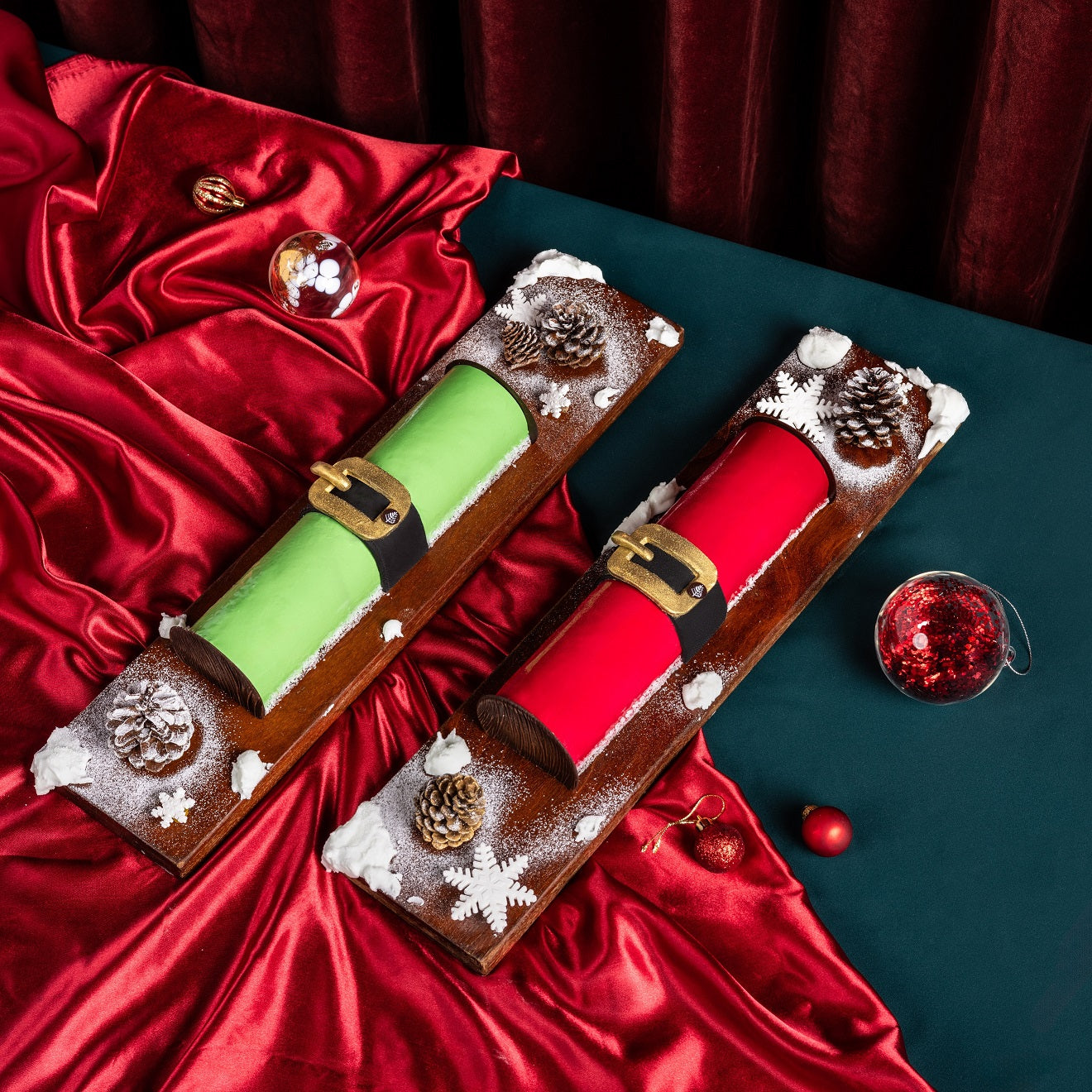 Bûche de Noël (Christmas Spices Chocolate and Pear Yule Log) (2 lbs) 香料朱古力及香梨聖誕樹幹蛋糕 (2磅)