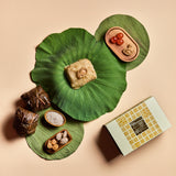 [Early Bird - Up to 25% Off] Organic Glutinous Grain Rice Dumpling with Abalone and Conpoy, with Oriental Red Tea