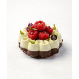 Sicilian Pistachio-68%Chocolate-Raspberry Cake 西西里開心果朱古力紅莓蛋糕