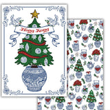 Christmas Tea Towel (set of 2 pcs) 聖誕茶巾（2條 ）