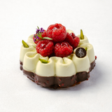 Sicilian Pistachio-68%Chocolate-Raspberry Cake 西西里開心朱古力紅莓蛋糕