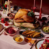 Slow Roasted Turkey Set with 6 Side Dishes Included (7kg - 8kg/ 6-8 persons) 慢火烤火雞、經典配菜及香濃火雞醬汁 (7 - 8公斤 / 供6 - 8人享用)